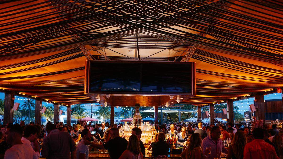 The party is now officially underway at Regatta Grove, the newest outdoor entertainment venue in Coconut Grove.