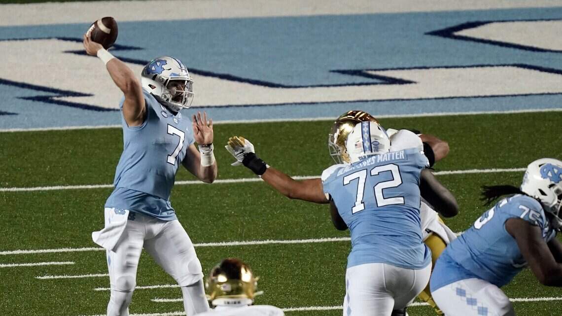 Looking for an Orange Bowl upset, can UNC’s Sam Howell step up without his top playmakers?