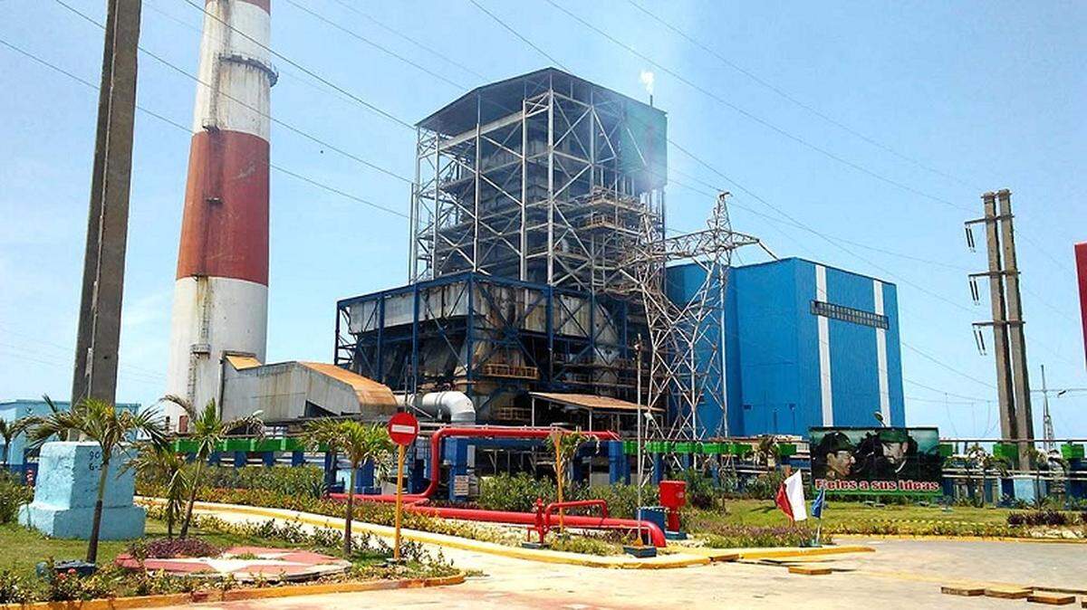 The Antonio Guiteras power plant in Cuba stopped working Friday, thrusting the island into darkness. Credit: Cuban government photo