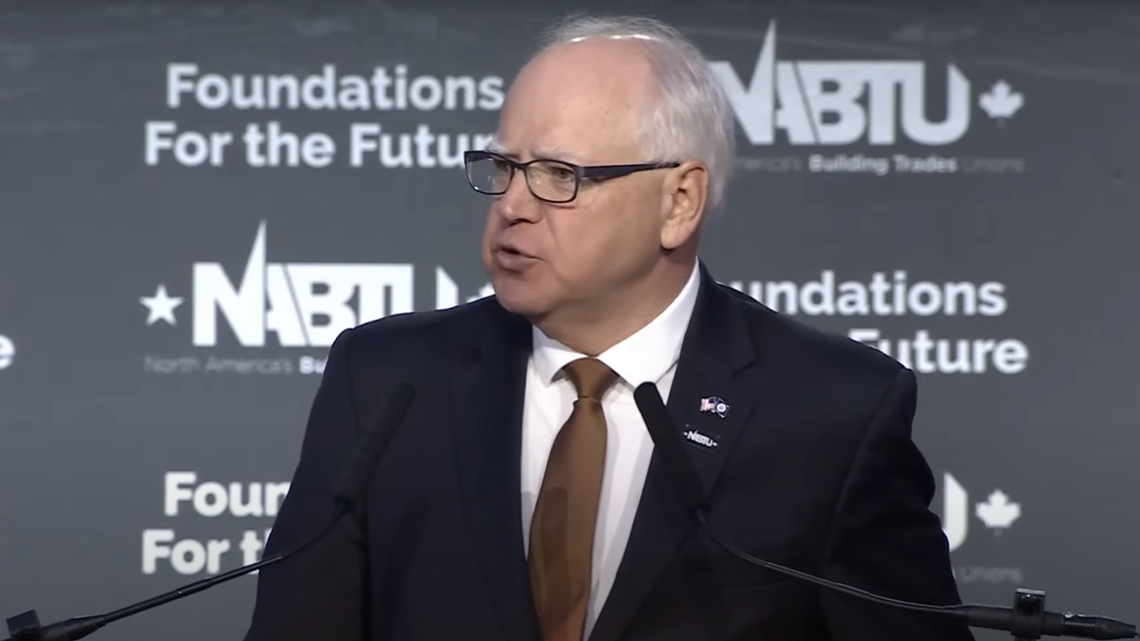 Minnesota Gov. Tim Walz speaks at 2024 U.S. Legislative Conference