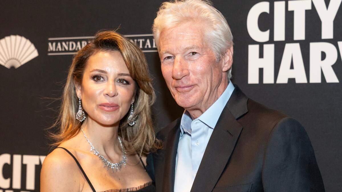 richard gere and alejandra silva 2024 gala