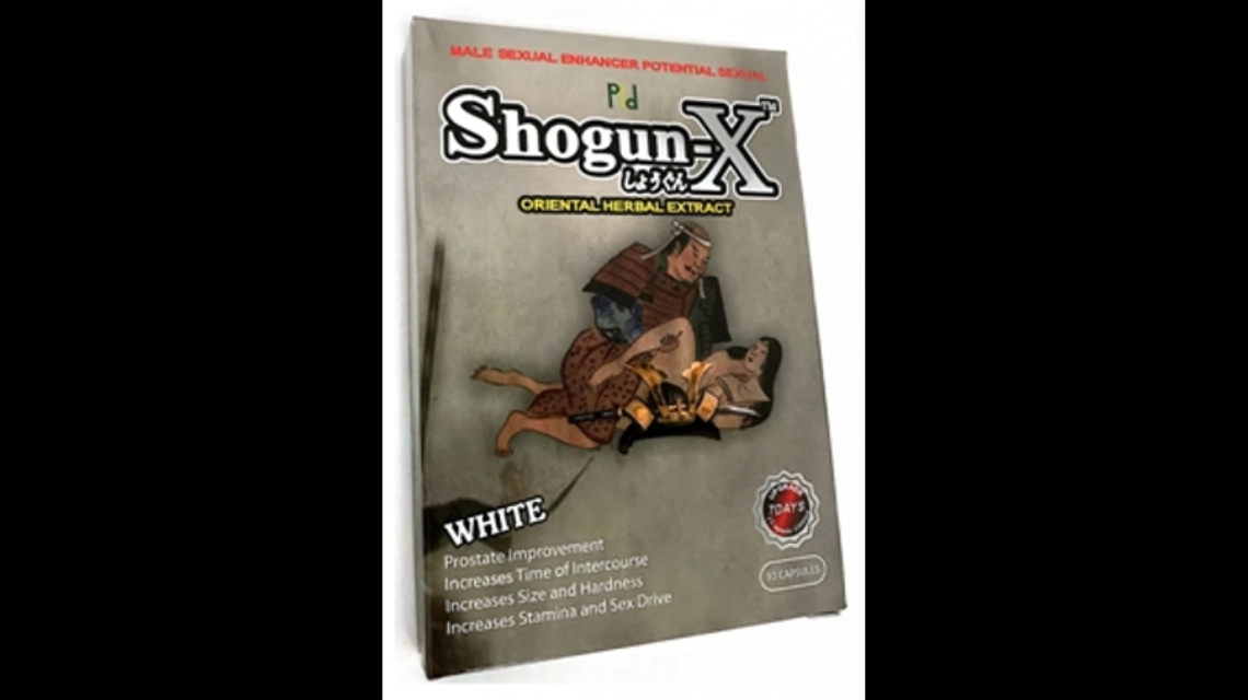Shogun-X capsules were recalled for having undeclared ingredients on March 31, 2019.