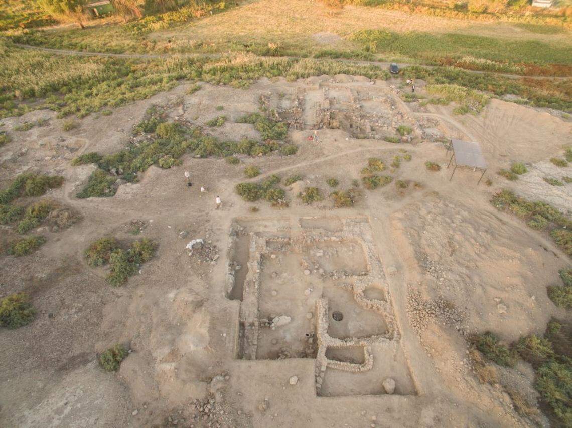 Ruins of the columned hall found at part of the Metsamor site.