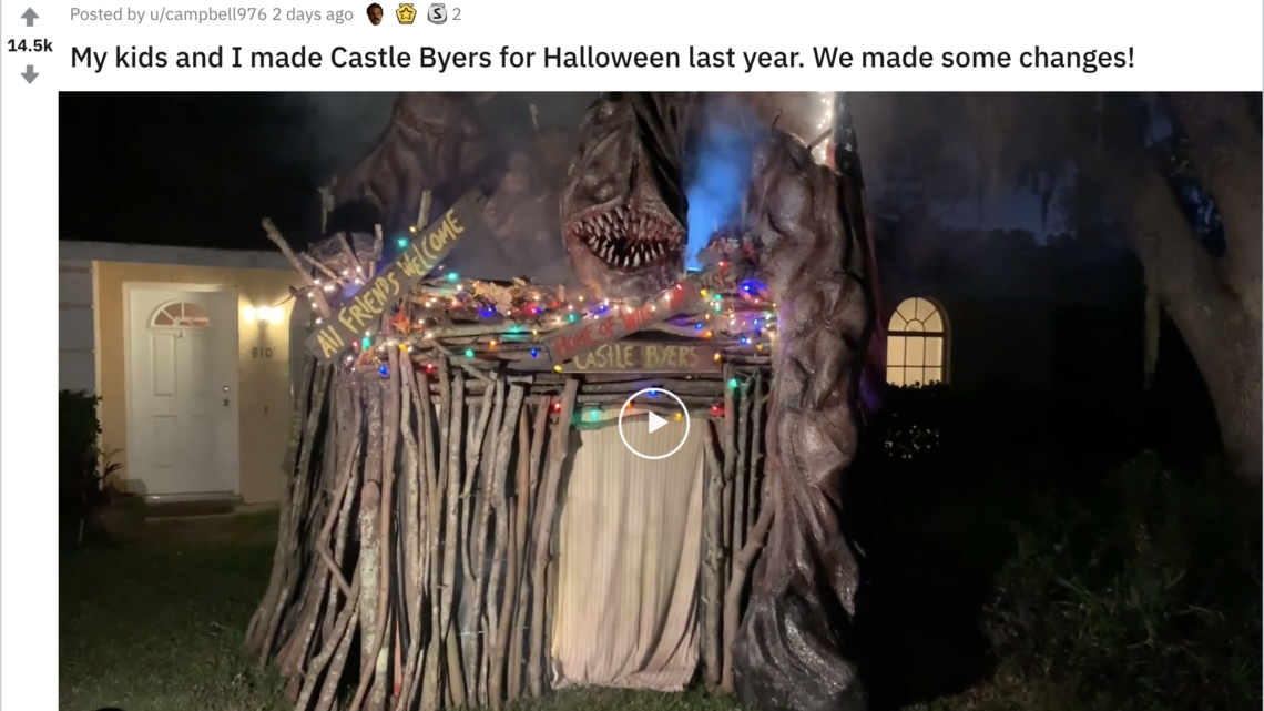 A Central Florida family just won Halloween with their out-of-this-world decoration