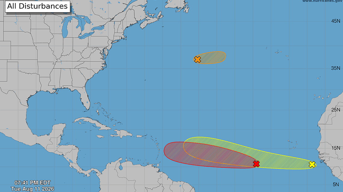 A storm is likely to form in the Atlantic this week despite tough conditions
