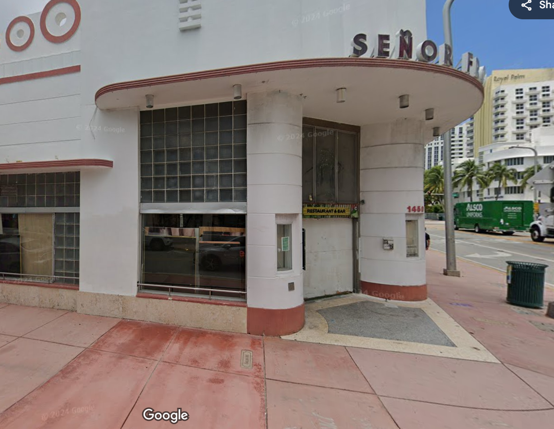 Now it’s a Señor Frog’s restaurant.