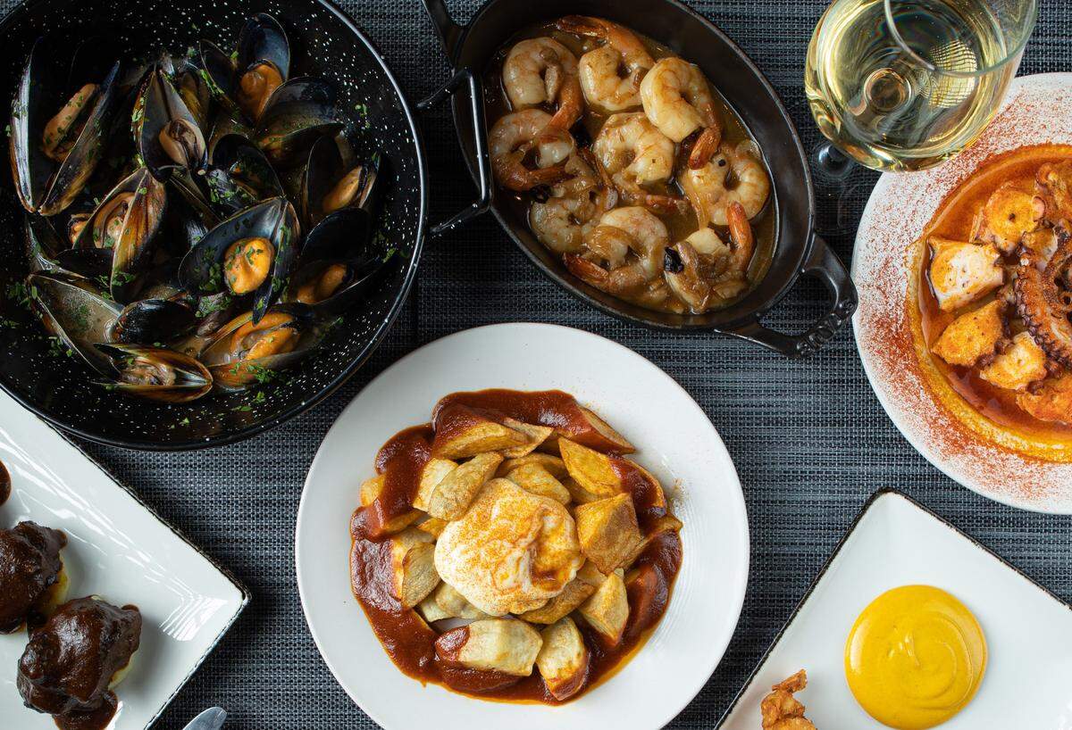 Expect seafood items like mussels, shrimp and octopus on the menu.