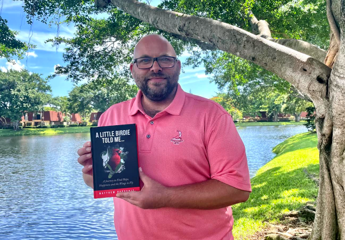Matthew Papuchis discovered birds and nature in his quest for life lessons during unemployment in the pandemic. He wrote “A Little Birdie Told Me…” after finding clarity at the preserves, parks, and wildlife refuges near his Plantation home.
