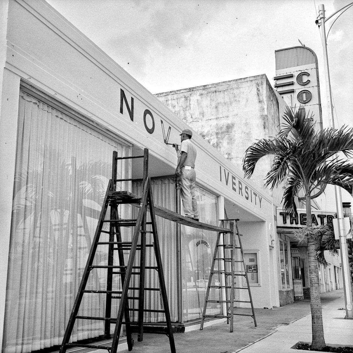 Nova Southeastern University’s administrative offices at 232 East Las Olas Blvd. in 1964.