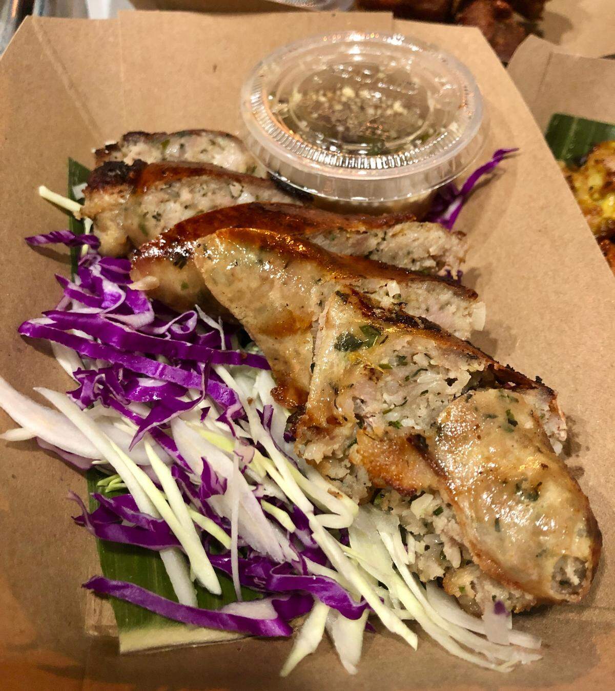 Sai Krog Mu sausage at Lil’ Laos in The Citadel food hall