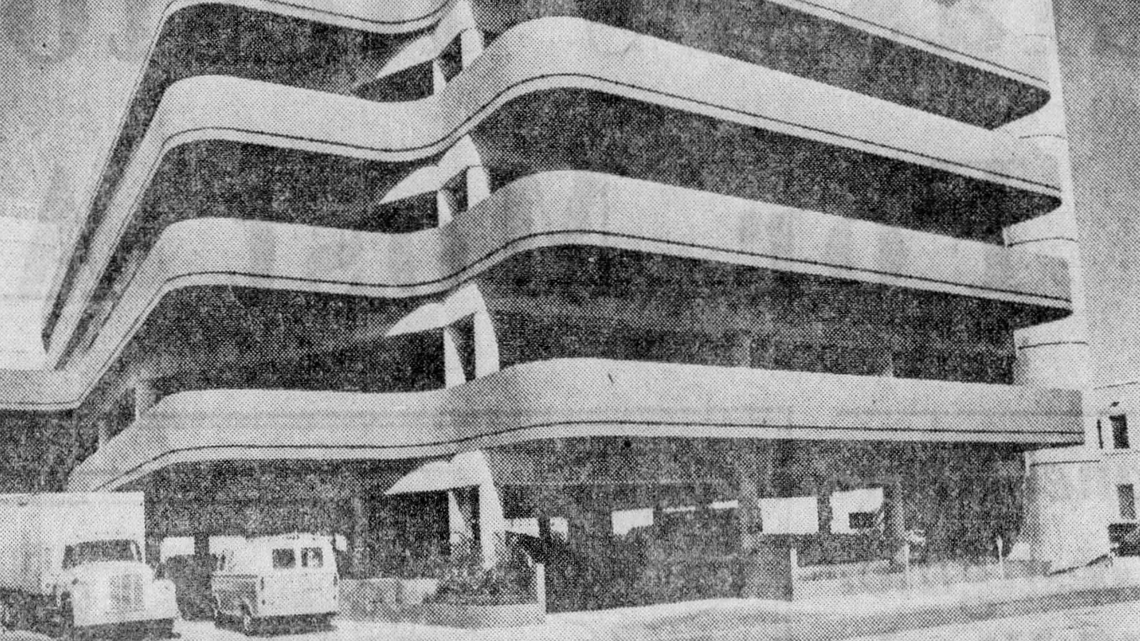 Structural engineer Sergio Breiterman signed off on construction work at the Public Safety Building in Coral Gables, which immediately experienced problems, including inside the attached parking garage, shown here.