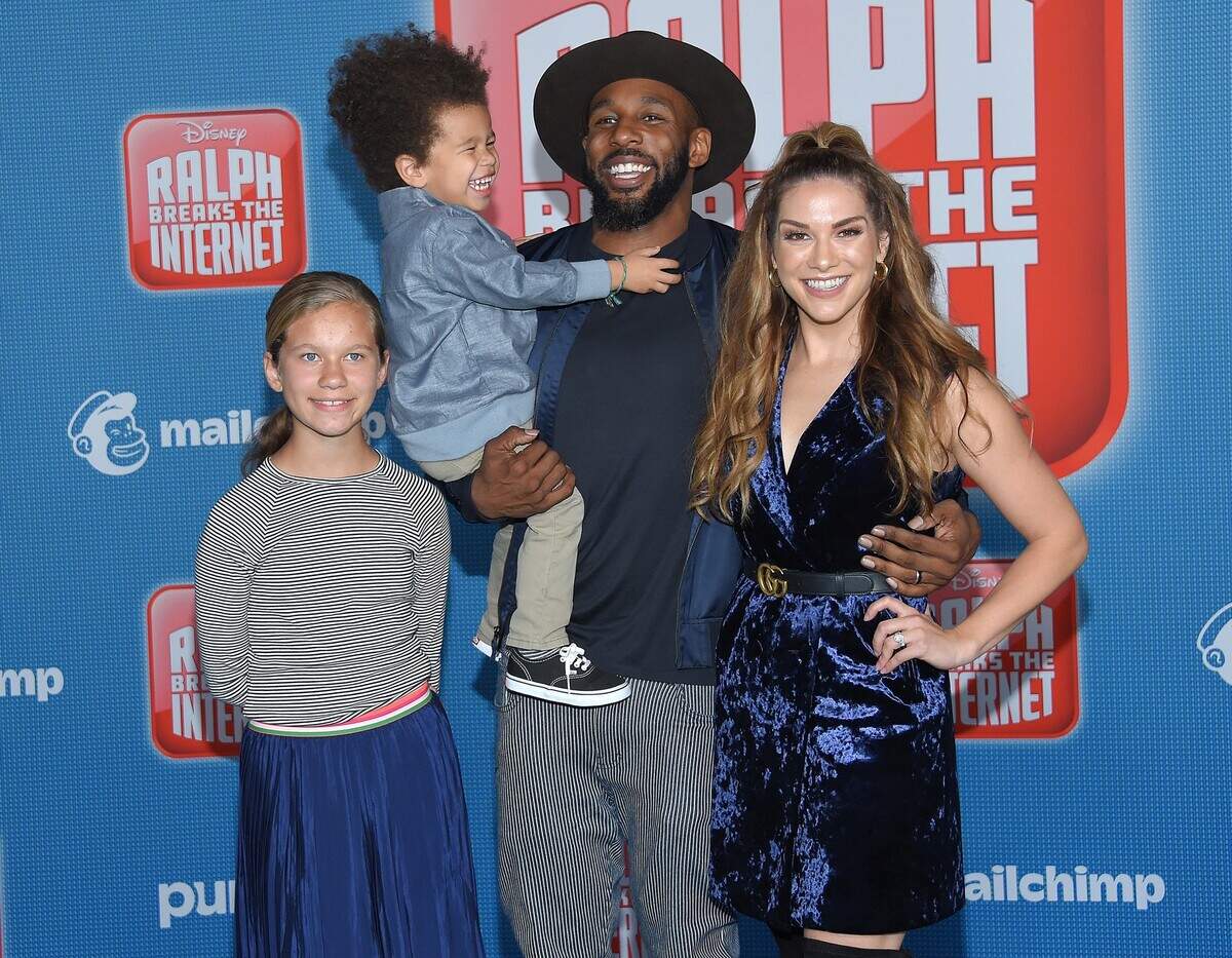 stephen twitch boss with wife allison holker and kids