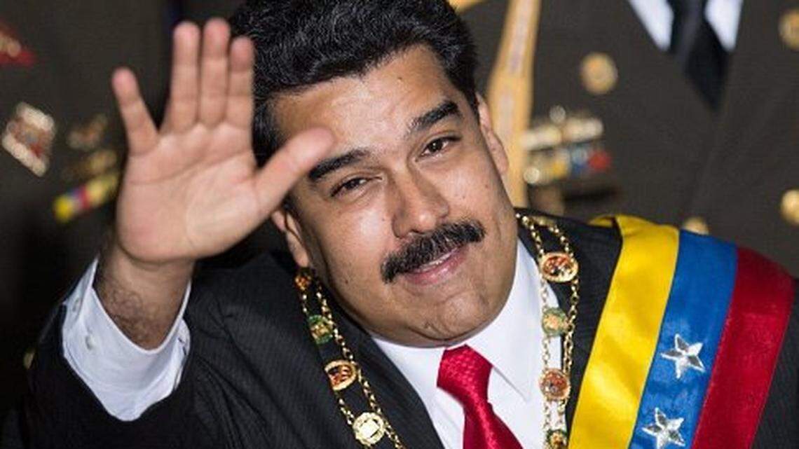 An international banker who catered to mega-rich Venezuelans was sentenced to 10 years in prison by a Miami federal judge Monday for his supporting role in a massive $1.2 billion money-laundering scheme involving stolen funds from Venezuela’s government. Others charged and suspected in the scheme have ties to Venezuelan President Nicolás Maduro, shown here before delivering his annual message to the nation in Caracas on Jan. 21, 2015.