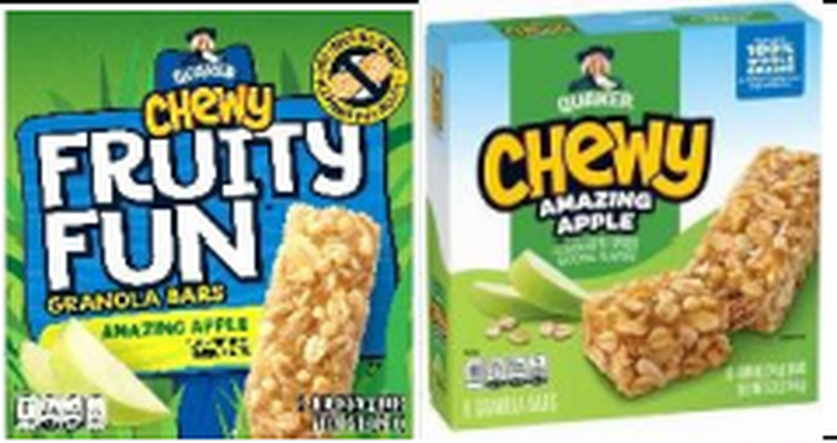 Quaker Amazing Apple flavor Chewy Granola Bars