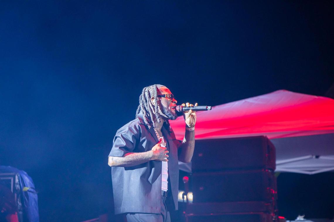 Burna Boy show at the Tipsy Festival, Bayfront Park, on October 8th., 2022.