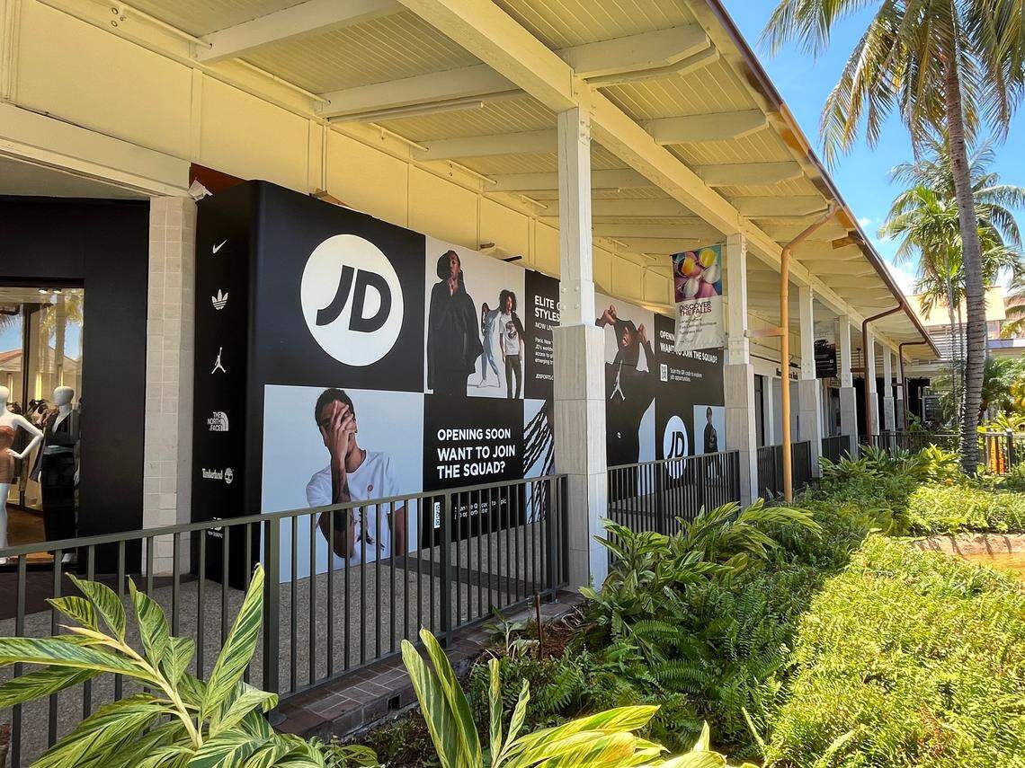 JD Sports is under construction at The Falls mall in South Miami-Dade in the Kendall area.