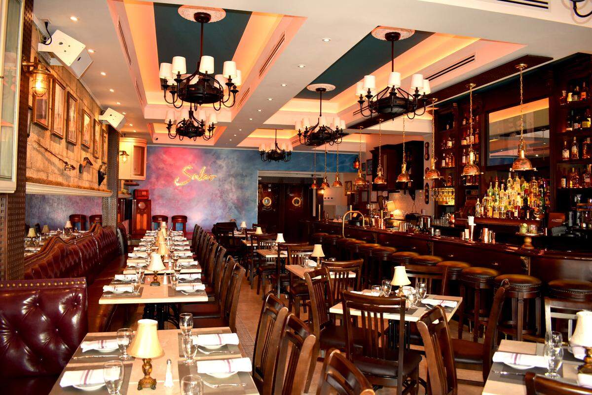 The dining room of Sala’o seats 85, with 15 more seats at the bar.