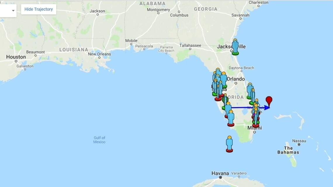 Was that a UFO in the early morning night skies over Florida? Well, it was from space
