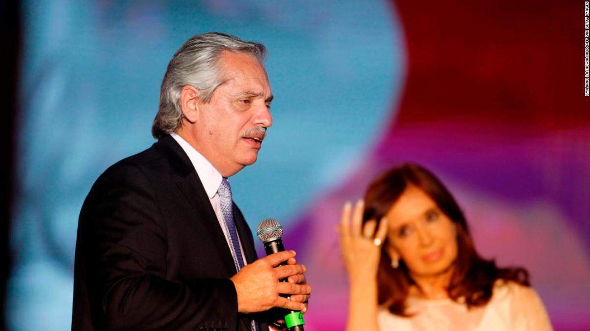 Argentina’s President Alberto Fernandez, with Vice President Cristina Fernandez de Kirchner, leads a country that is getting progressively poorer.