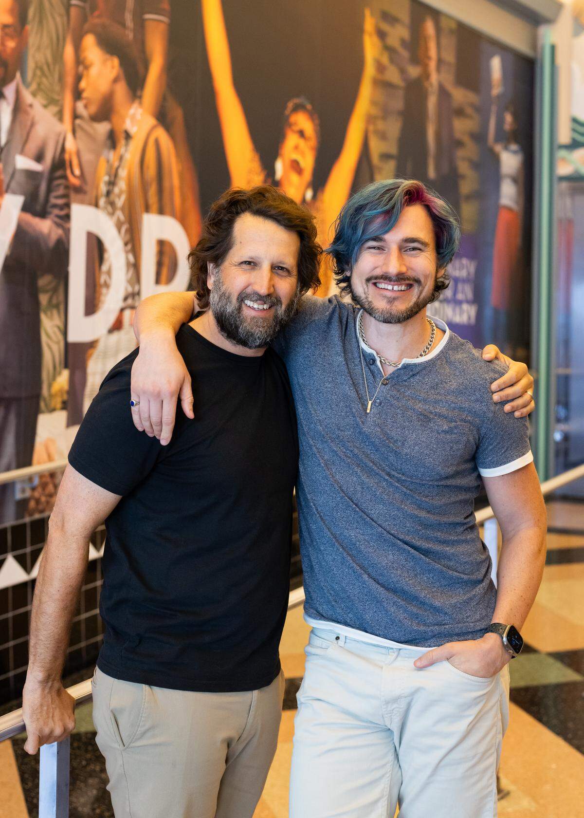 Miami New Drama Artistic Director Michel Hausmann and “The Zionists” playwright S. Asher Gelman.
