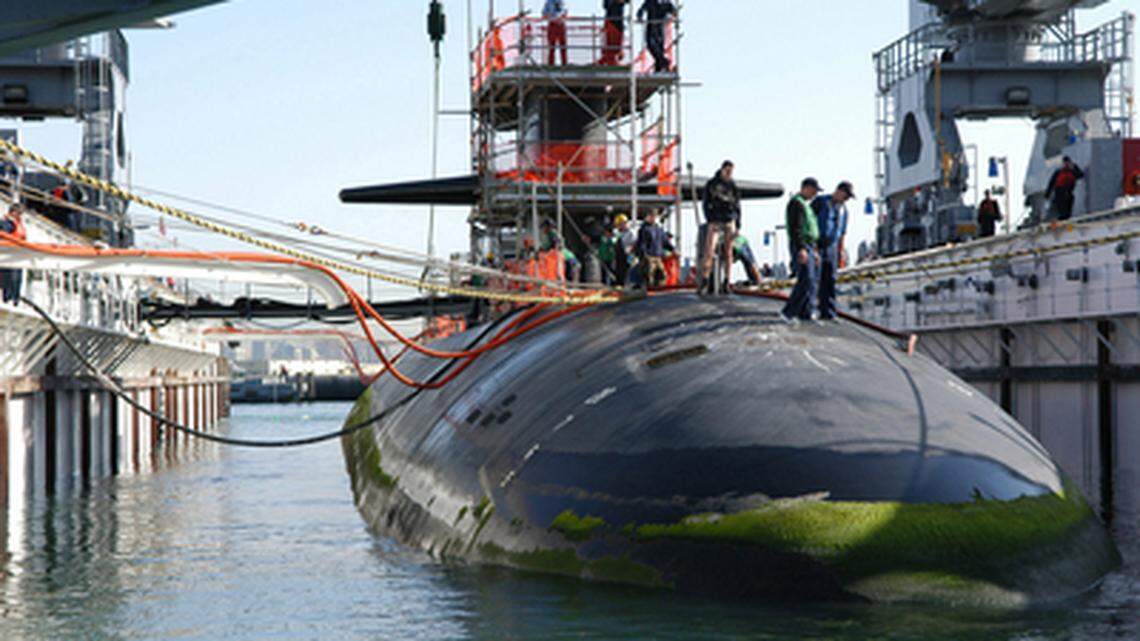 The USS Helena, a fast-attack submarine, stopped at the U.S. naval base in Guantanamo Bay, Cuba, this week. Photo: U.S. Department of Defense.