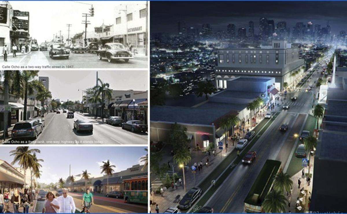 A rendering from PlusUrbia’s Calle Ocho plan, which was submitted in 2015.