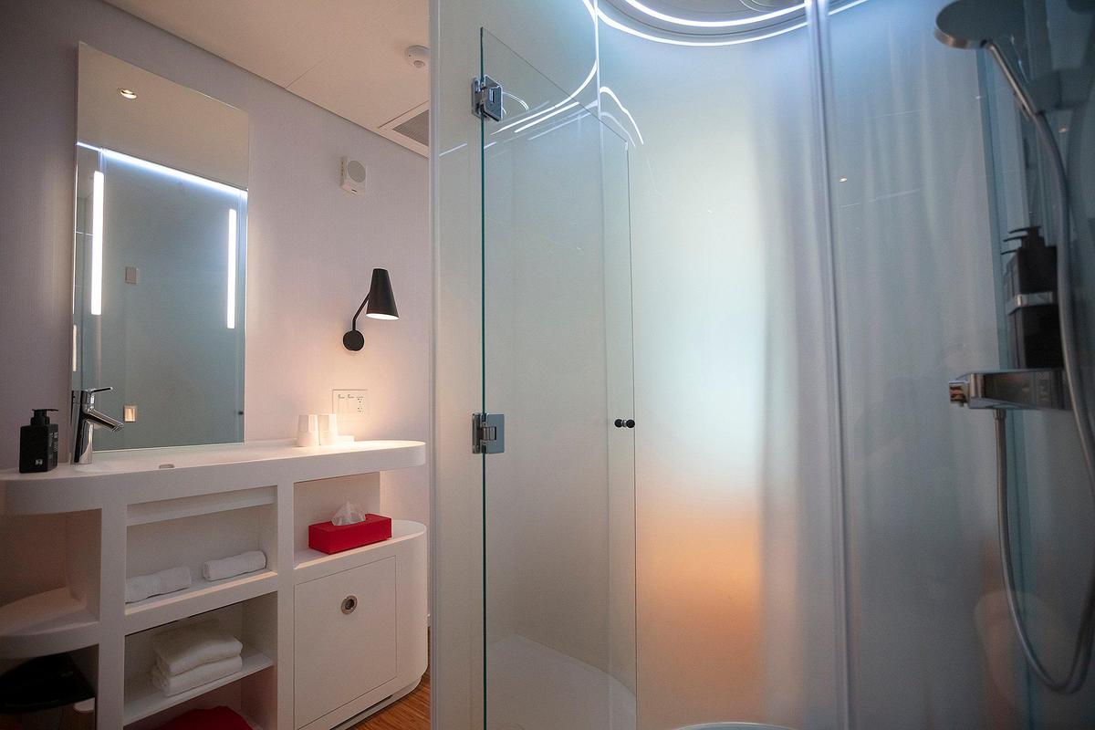 Room at citizenM Hotel in Miami Beach; 1200 Lincoln Rd., Miami Beach on Thursday September 5., 2024.