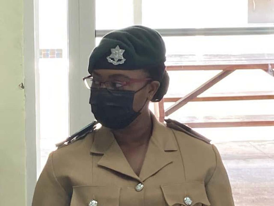 Barbados Defense Force 2nd Lt. Dennica Edwards attended the Adjutant General School at Fort Jackson, South Carolina, as part of the partnership with the U.S. Southern Command and its efforts to provide military training education to regional officers.