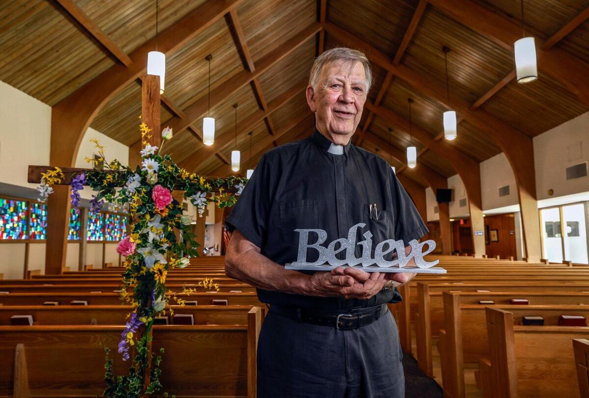 Pastor Terry Danger is retiring this June after serving 37 years as Reverend of St. John’s Lutheran Church in Hollywood, Florida on Friday, June 20, 2025.