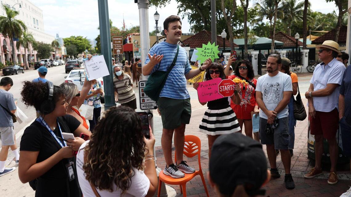‘They better listen to us.’ Protesters slam city’s removal of MDC from Tower Theater