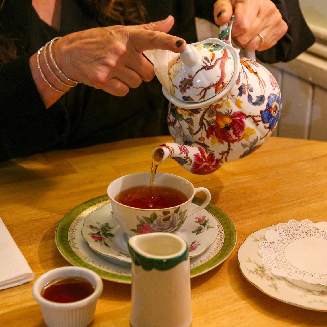 Experience high tea service at Tea Room at Cauley Square in Miami ...