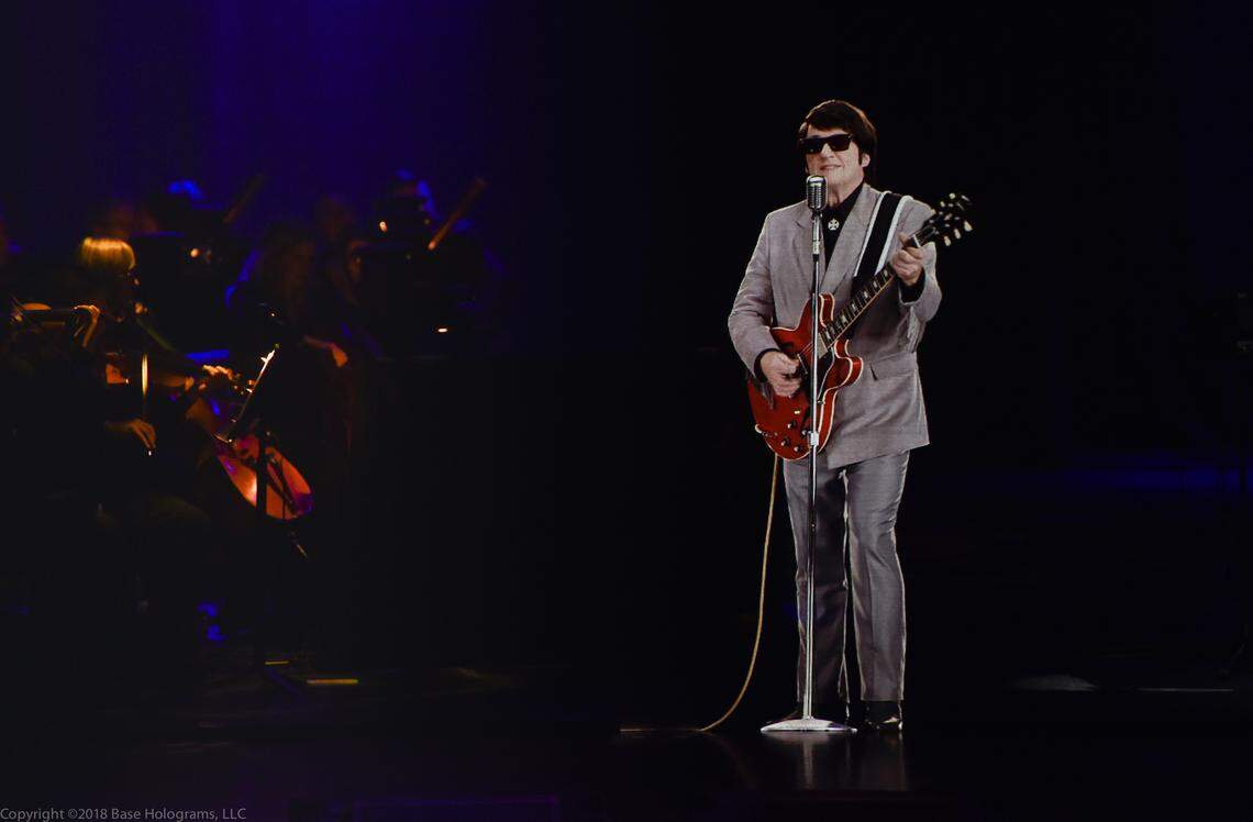 BASE Hologram interactive concert performance with Roy Orbison.