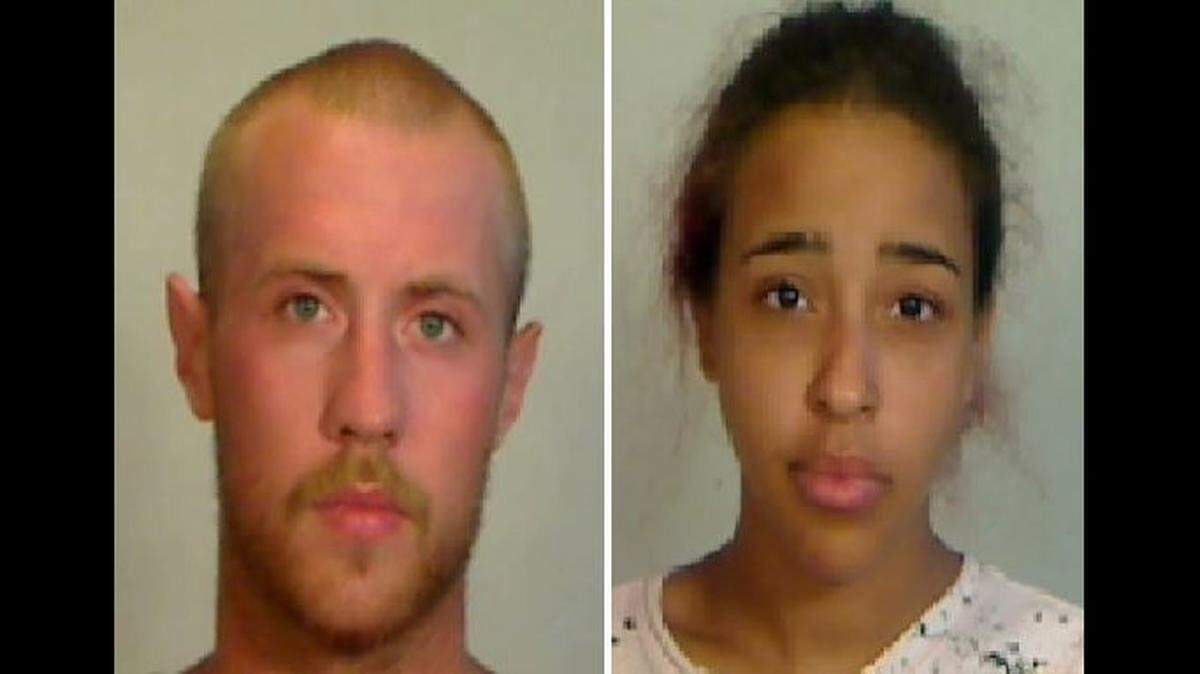 Jordan Boerger and Calaen Pancake’s Friday night mugshots