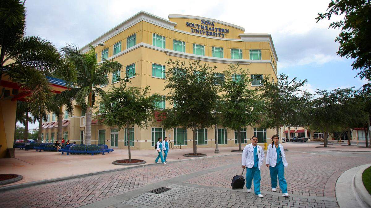 Nova Southeastern University cut its administrative staff with 101 layoffs, but no faculty members lost their jobs, officials said.