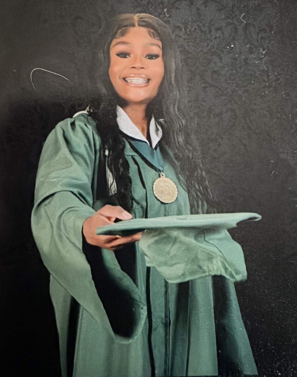Esther Sanon smiles in an undated photo.