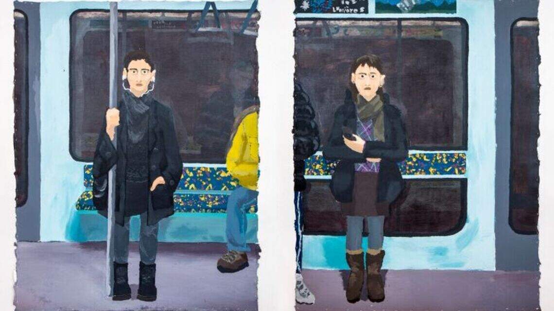 Despite losing sight, non-binary painter continues to create inspirational art