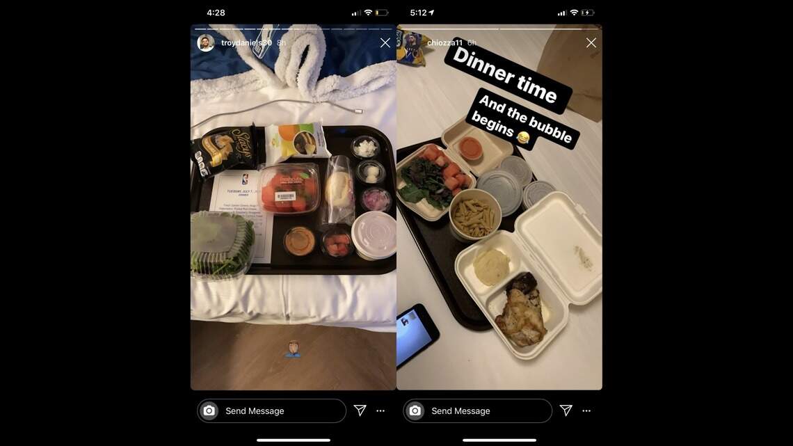 Food trays, bed bugs and worms: what it’s like living in the NBA and WNBA bubble
