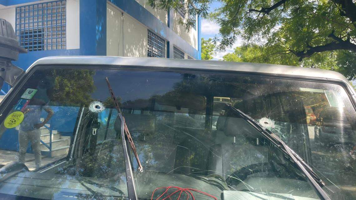 Five civil aviation employees in Haiti were attacked on Saturday, Oct. 29, 2022, while on their way to work. One of the employees, an air traffic controller, was shot in the leg.