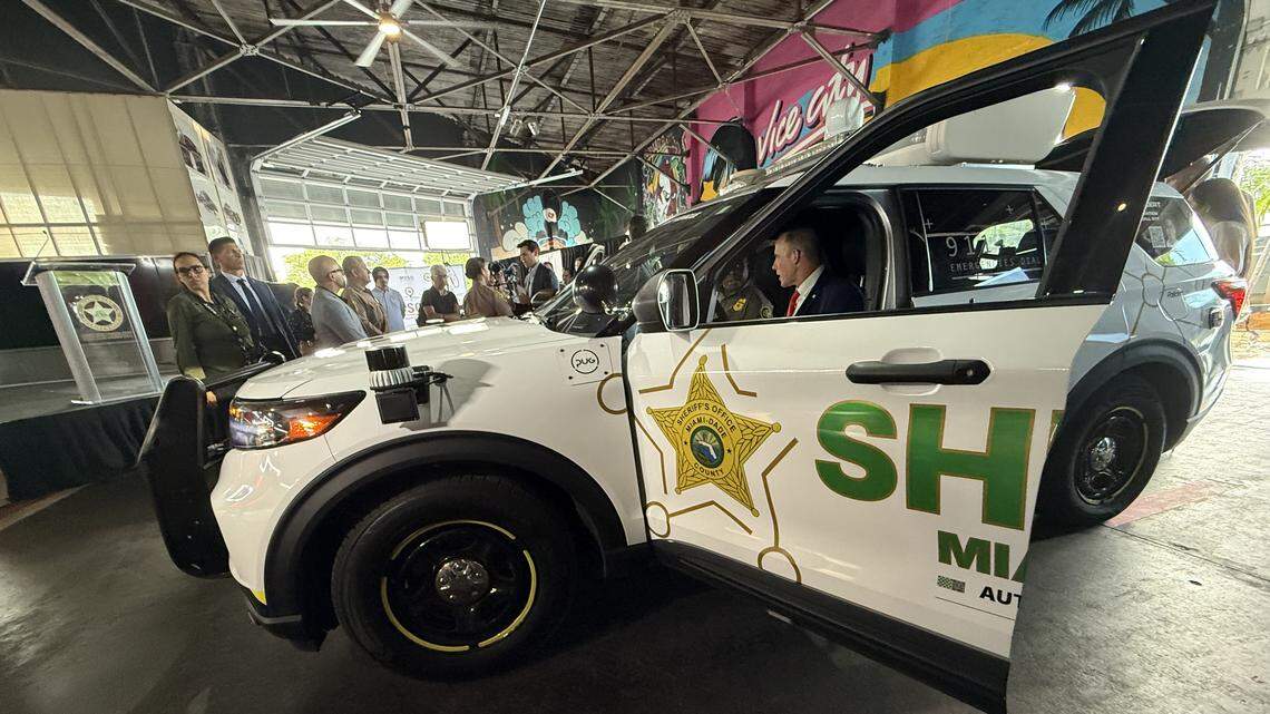 Miami-Dade Sheriff’s Office unveiled PUG, the U.S.’s first autonomous police cruiser. The self-driving vehicle will patrol pre-set routes and act as a crime deterrent.