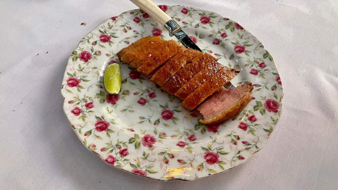 Rohan duck at Sunny’s Steakhouse