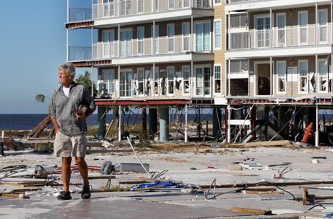 Mexico Beach residents were stunned by the extent of damage, as was Gov. Rick Scott during a visit on Friday.