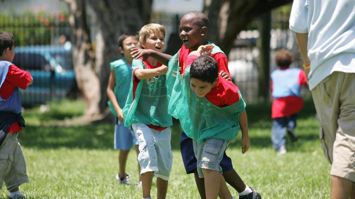 Children participate in after-school activities.