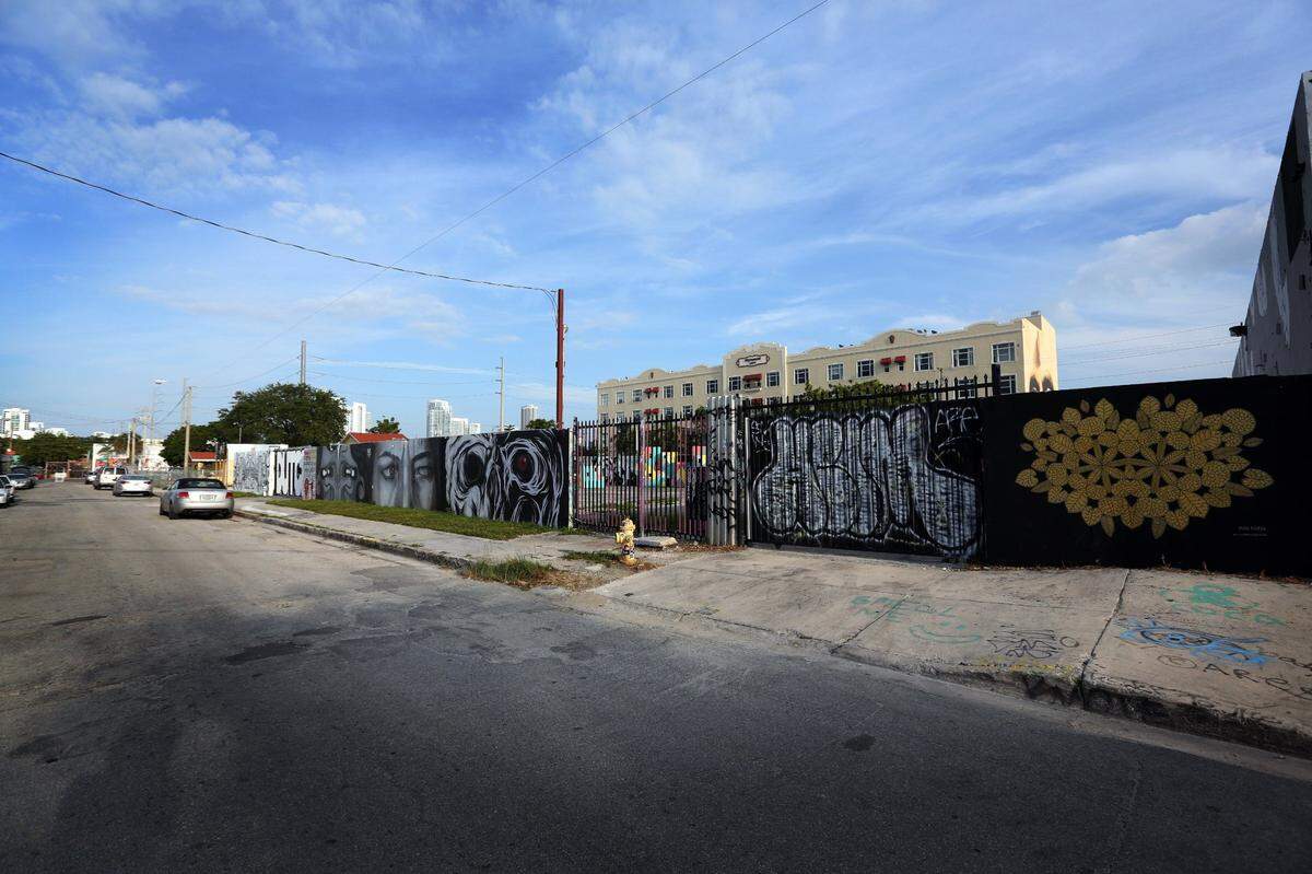 In 2014, the future home of a new residential building in Wynwood at 250 NW 24th St.