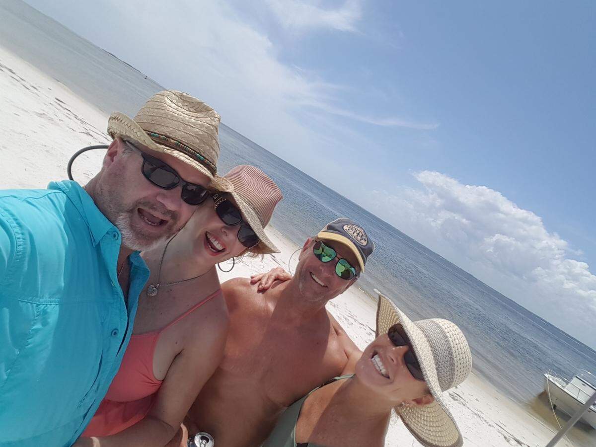 From left to right: Patrick Borden, M.L. Conroy, Mike Smith and Connie Smith.