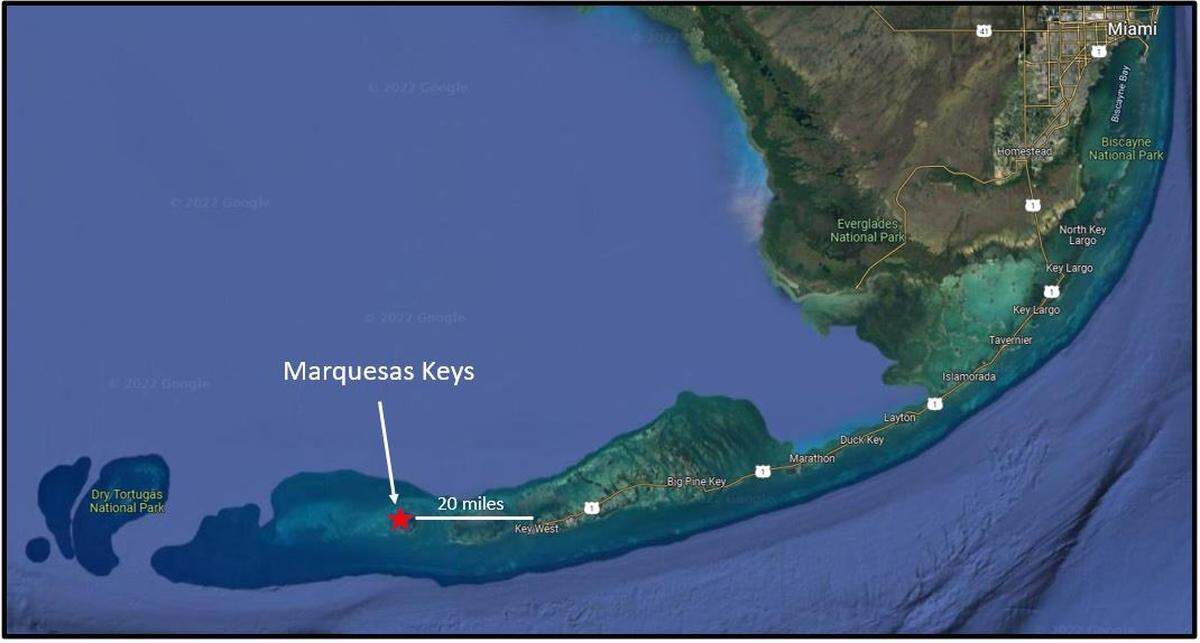 A group of Cuban migrants were rescued about 20 miles off Key West in May 2022.