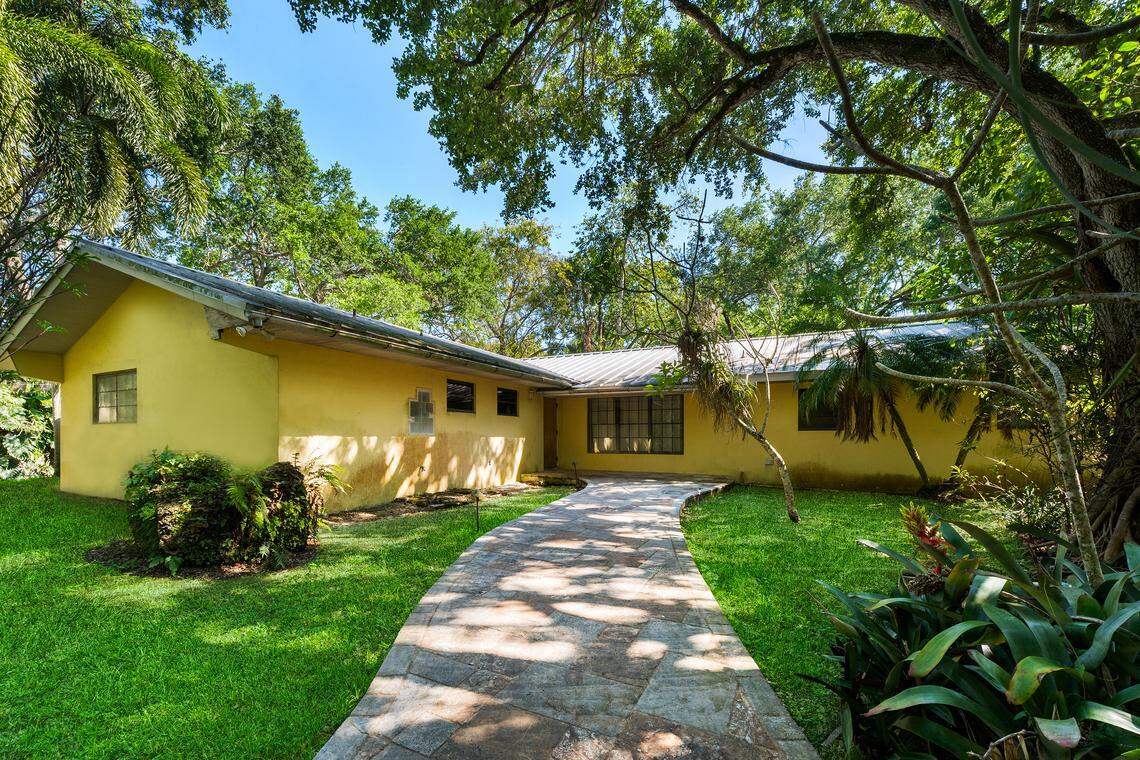 The house at Breezy Oaks is a 3,362-square foot, three-bedroom, three-bathroom farmhouse.