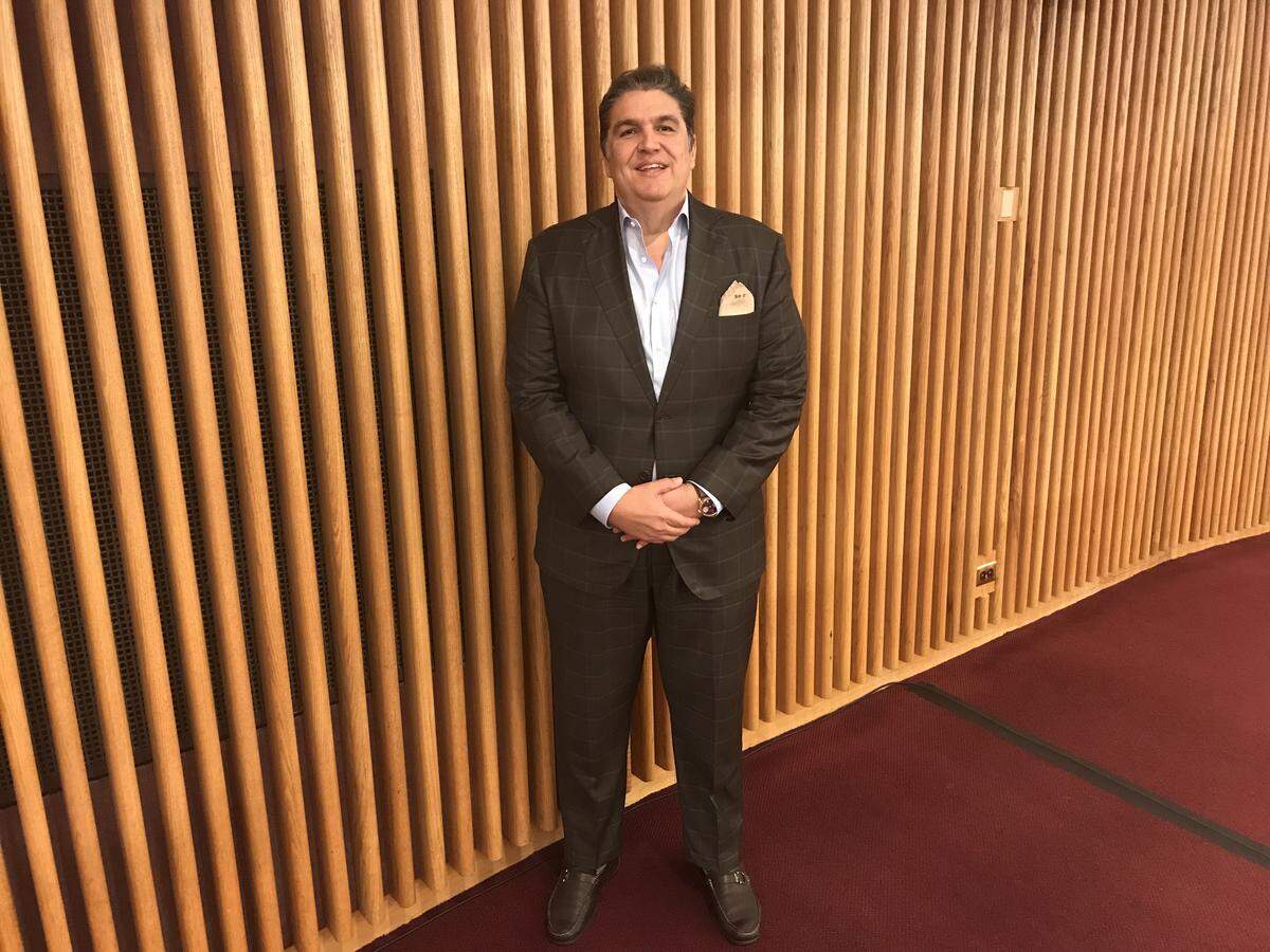 Ralph Garcia-Toledo, a contractor on several Miami-Dade contracts, including a transit project by the casino company Genting. Garcia-Toledo, pictured at an April 2018 meeting of the County Commission, was Mayor Carlos Gimenez's finance chairman during the 2016 reelection campaign.