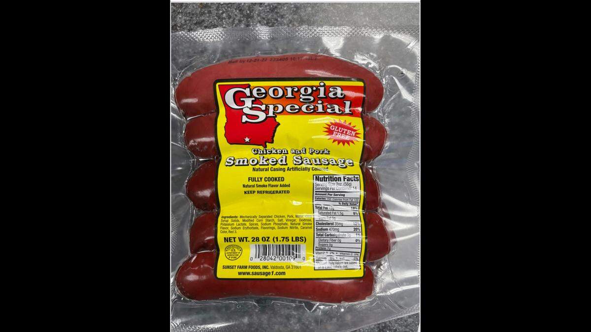 Georgia Special Chicken and Pork Smoked Sausage