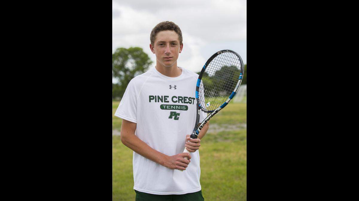 Fort Lauderdale Pine Crest’s David Lins won four individual Class 2A FHSAA state tennis championships over the past three years and will compete collegiately at Harvard.
