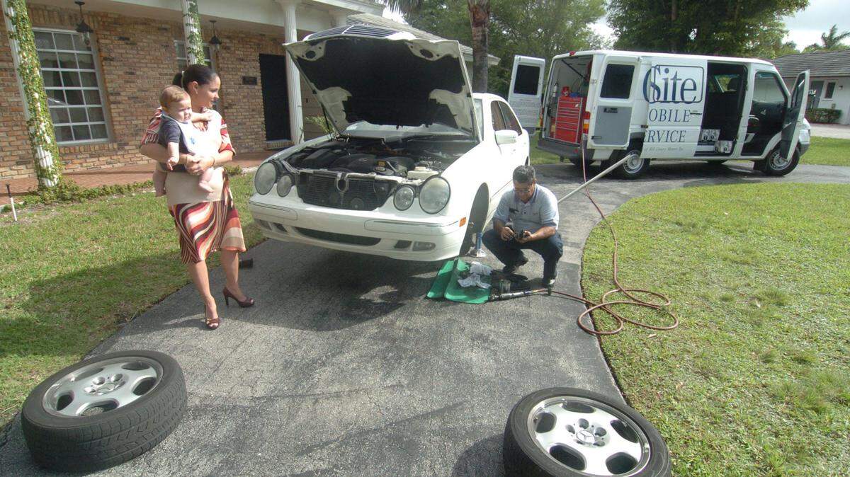 There are rules on areas.type of maintenance can be done to cars in residential